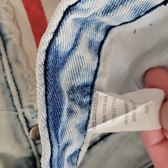 Set of Patrotic Jean shorts, women's size xs - Picture 5 of 5